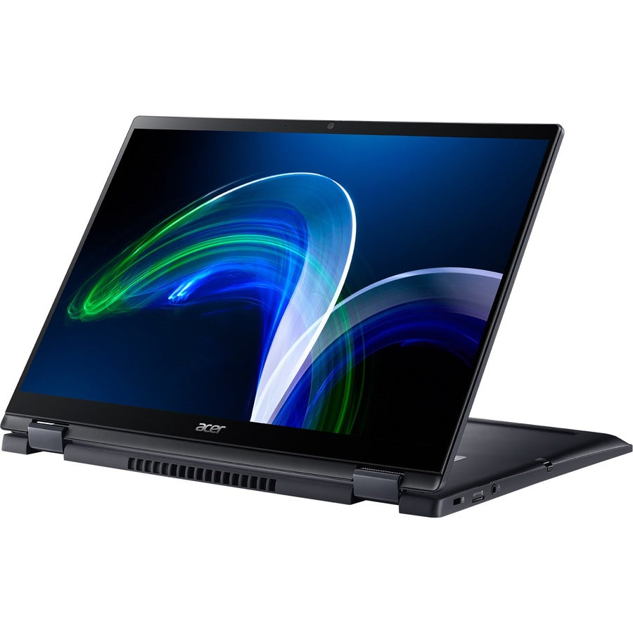 Acer TravelMate Spin P6 P614RN-52 TMP614RN-52-77DL 14 Touchscreen Convertible 2 in 1 Notebook - WUXGA - Intel Core i7 11th Gen i7-1165G7 - 16 GB - 512 GB SSD - English Keyboard - Galaxy Black" NX.VT1AA.004