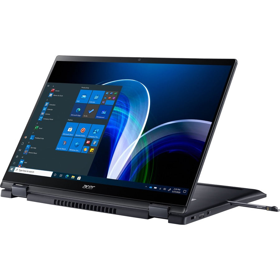 Acer TravelMate Spin P6 P614RN-52 TMP614RN-52-77DL 14 Touchscreen Convertible 2 in 1 Notebook - WUXGA - Intel Core i7 11th Gen i7-1165G7 - 16 GB - 512 GB SSD - English Keyboard - Galaxy Black" NX.VT1AA.004