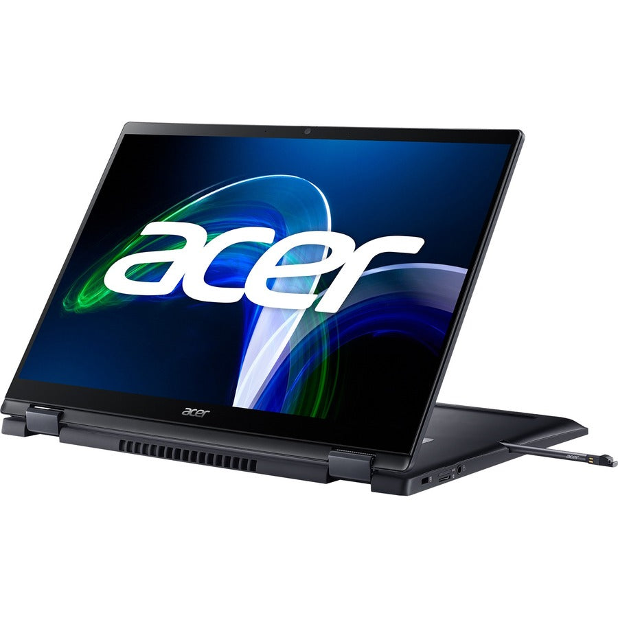 Acer TravelMate Spin P6 P614RN-52 TMP614RN-52-77DL 14 Touchscreen Convertible 2 in 1 Notebook - WUXGA - Intel Core i7 11th Gen i7-1165G7 - 16 GB - 512 GB SSD - English Keyboard - Galaxy Black" NX.VT1AA.004