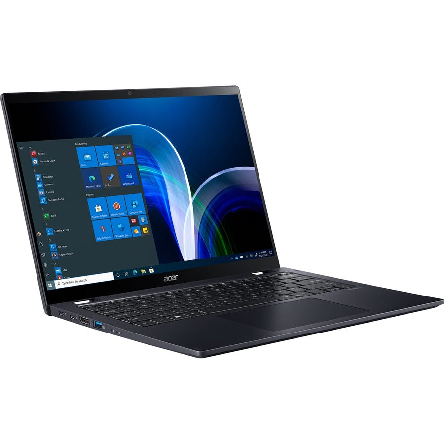 Acer TravelMate Spin P6 P614RN-52 TMP614RN-52-77DL 14 Touchscreen Convertible 2 in 1 Notebook - WUXGA - Intel Core i7 11th Gen i7-1165G7 - 16 GB - 512 GB SSD - English Keyboard - Galaxy Black" NX.VT1AA.004