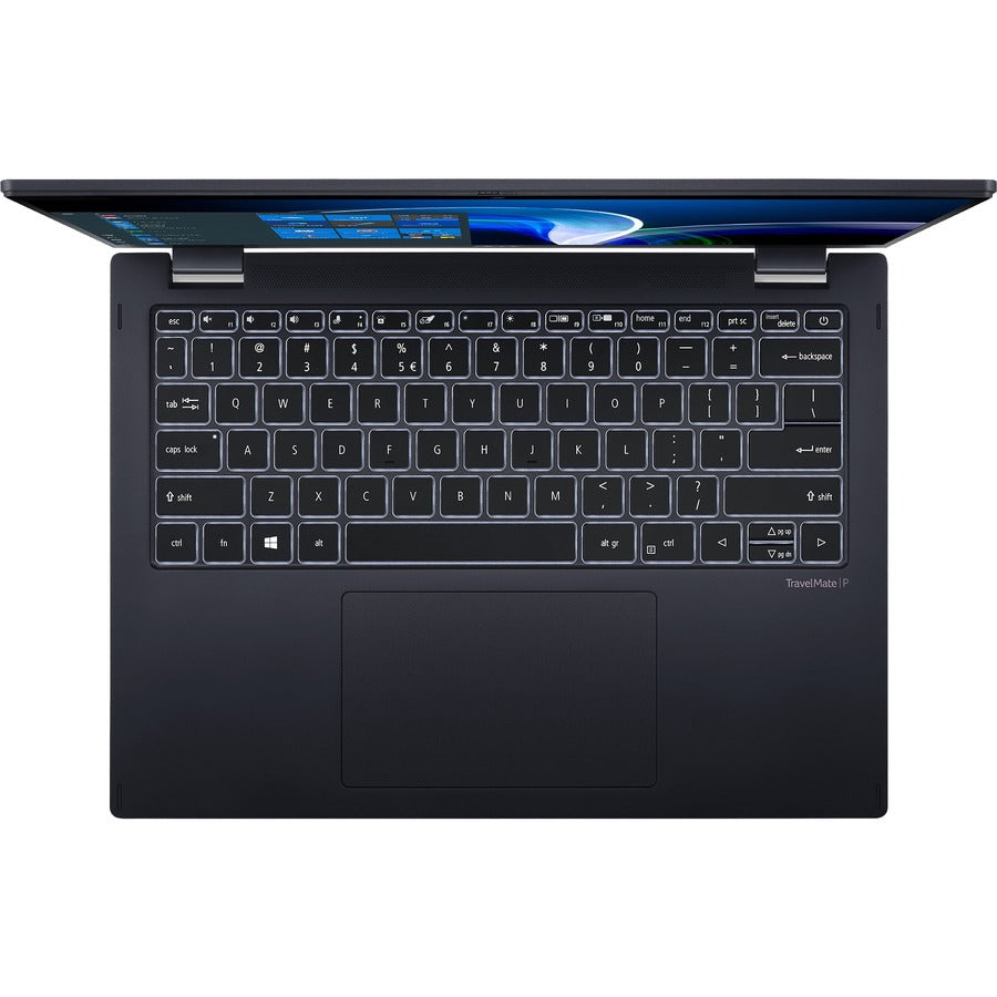 Acer TravelMate Spin P6 P614RN-52 TMP614RN-52-77DL 14 Touchscreen Convertible 2 in 1 Notebook - WUXGA - Intel Core i7 11th Gen i7-1165G7 - 16 GB - 512 GB SSD - English Keyboard - Galaxy Black" NX.VT1AA.004