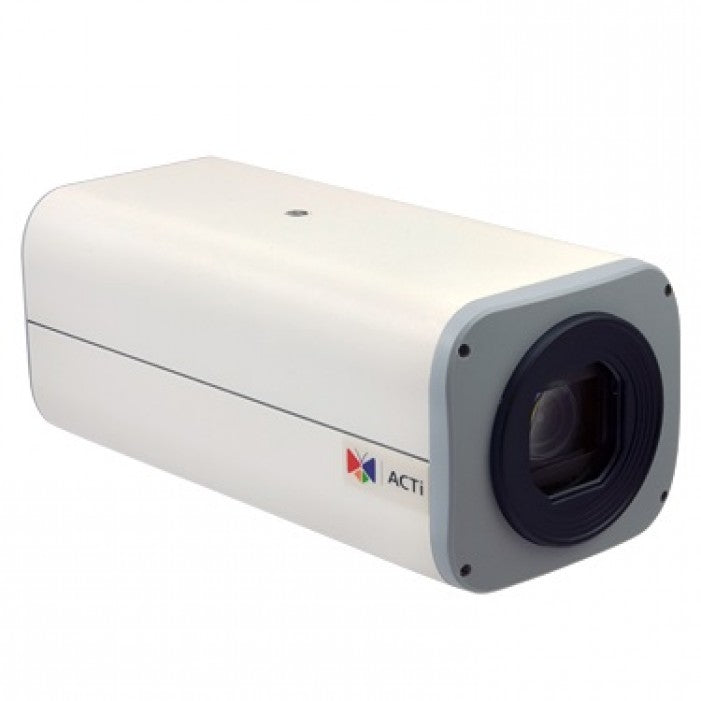 Acti B22 5Mp Zoom Box Camera With D/N Basic Wdr 10X Zoom Lens