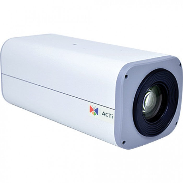Acti B22 5Mp Zoom Box Camera With D/N Basic Wdr 10X Zoom Lens