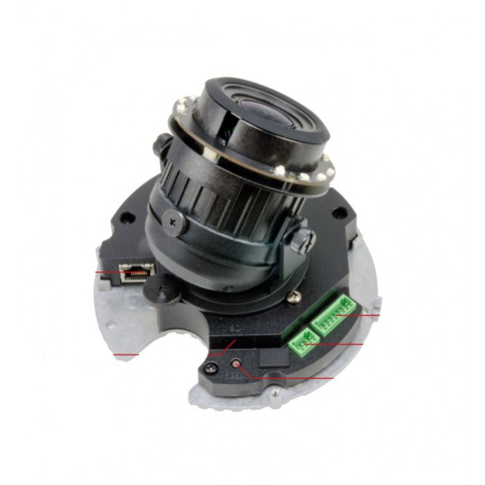 Acti E618 3Mp 4.3X Indoor Adaptive Ir Network Vandal Dome