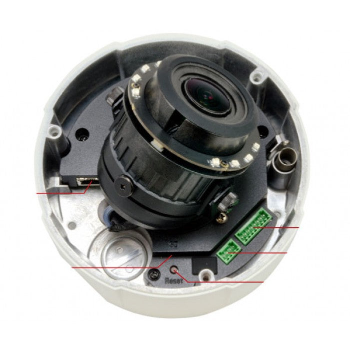 Acti E817 3Mp 4.3X Outdoor Adaptive Ir Network Vandal Dome