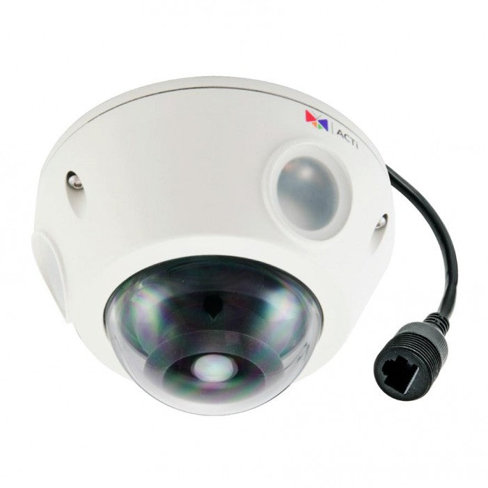 Acti E928 3Mp Outdoor Adaptive Ir Network Mini Vandal Dome