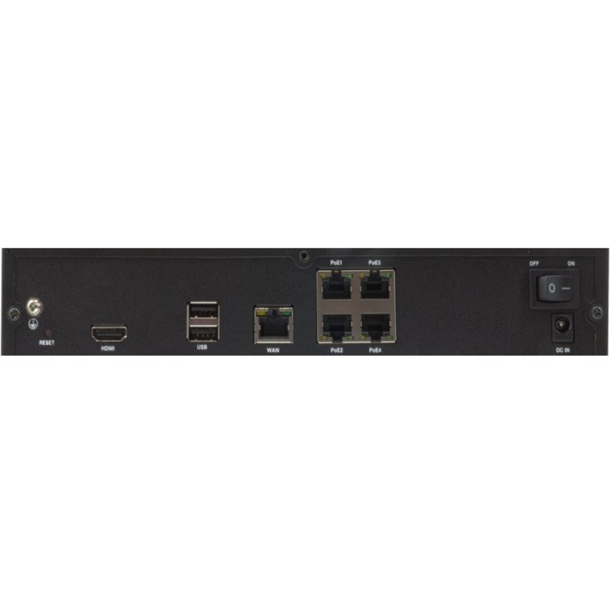 Acti Enr-010P 4-Ch 1-Bay Desktop Standalone Nvr W/4-Port Poe Connector