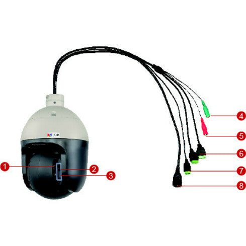 Acti I915 2Mp Outdoor Speed Dome With D/N - 36X Zoom Lens