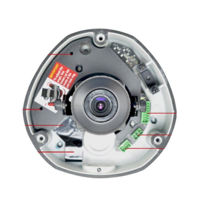 Acti Kcm-7311 4Mp 3.6X Full Hd Outdoor D/N Wdr Network Vandal Dome