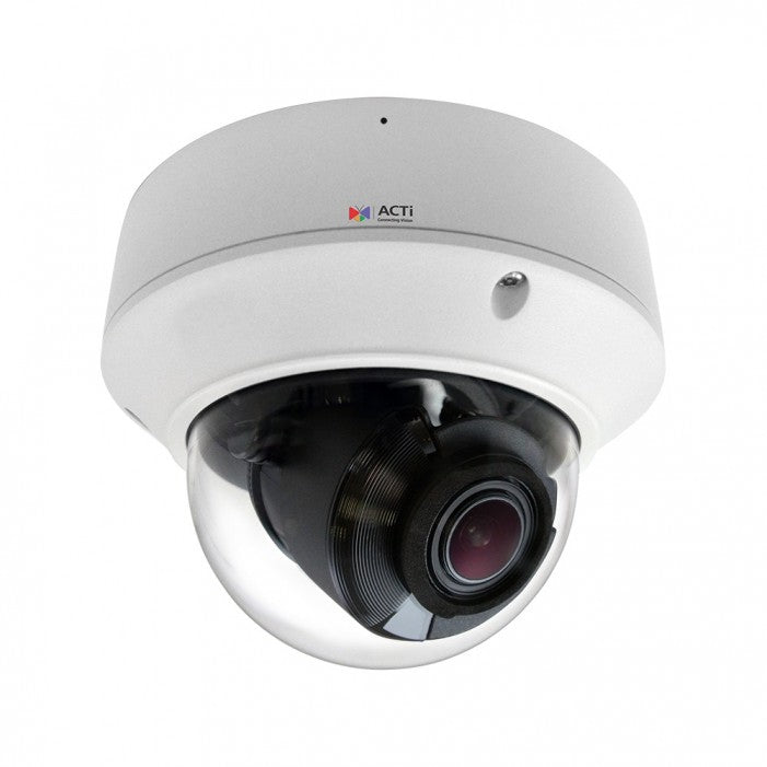 Acti Z810 8 Megapixel Network Ir Outdoor Dome Camera With 2.8-12Mm Lens