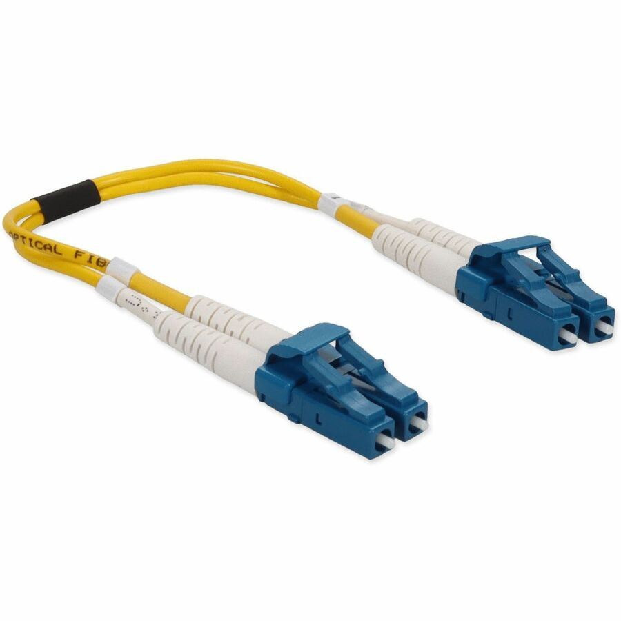 AddOn 0.15m LC (Male) to LC (Male) Yellow OS2 Duplex Riser-Rated Fiber Patch Cable ADD-LC-LC-0.15M9SMF