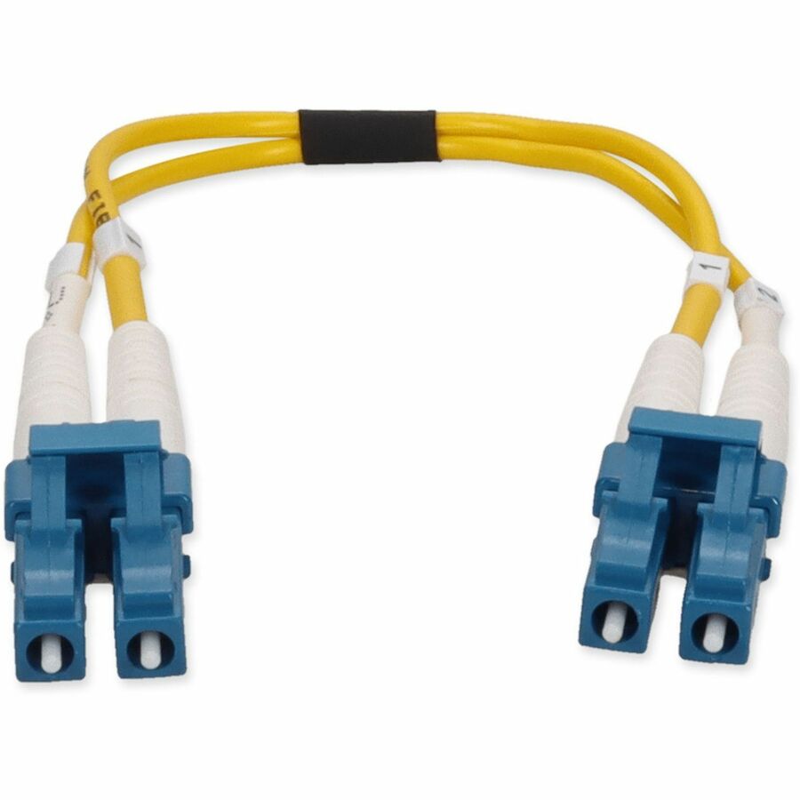 AddOn 0.15m LC (Male) to LC (Male) Yellow OS2 Duplex Riser-Rated Fiber Patch Cable ADD-LC-LC-0.15M9SMF