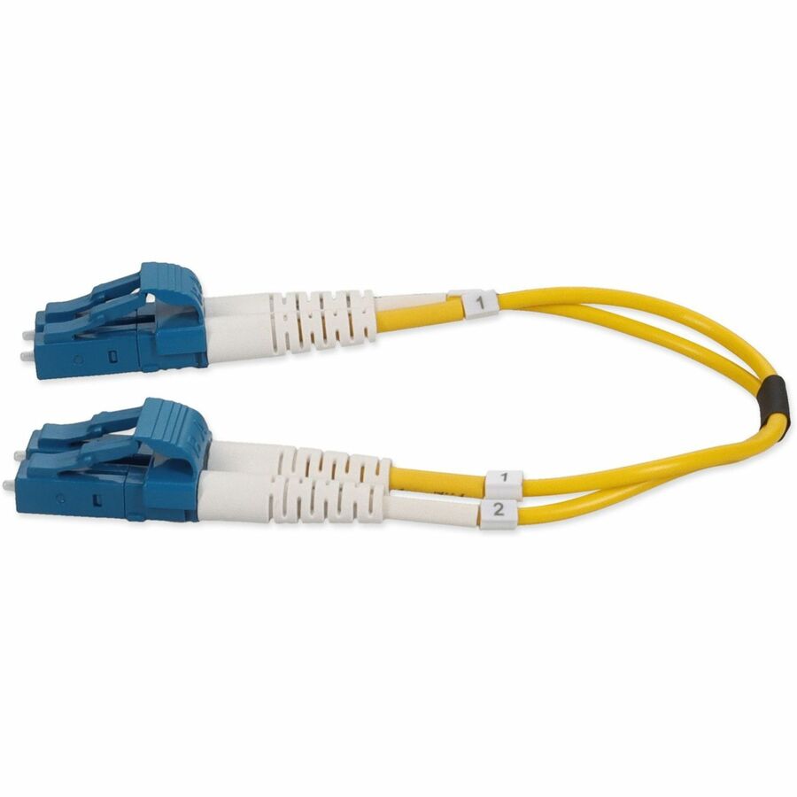 AddOn 0.15m LC (Male) to LC (Male) Yellow OS2 Duplex Riser-Rated Fiber Patch Cable ADD-LC-LC-0.15M9SMF