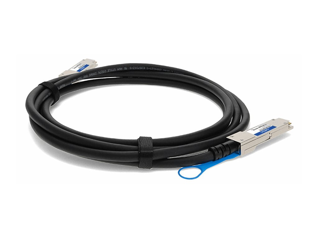 AddOn - 100GBase-CU direct attach cable - TAA Compliant - QSFP28 to QSFP28 - 16.4 ft - twinaxial - passive ADD-Q28CIQ28NT-P5M