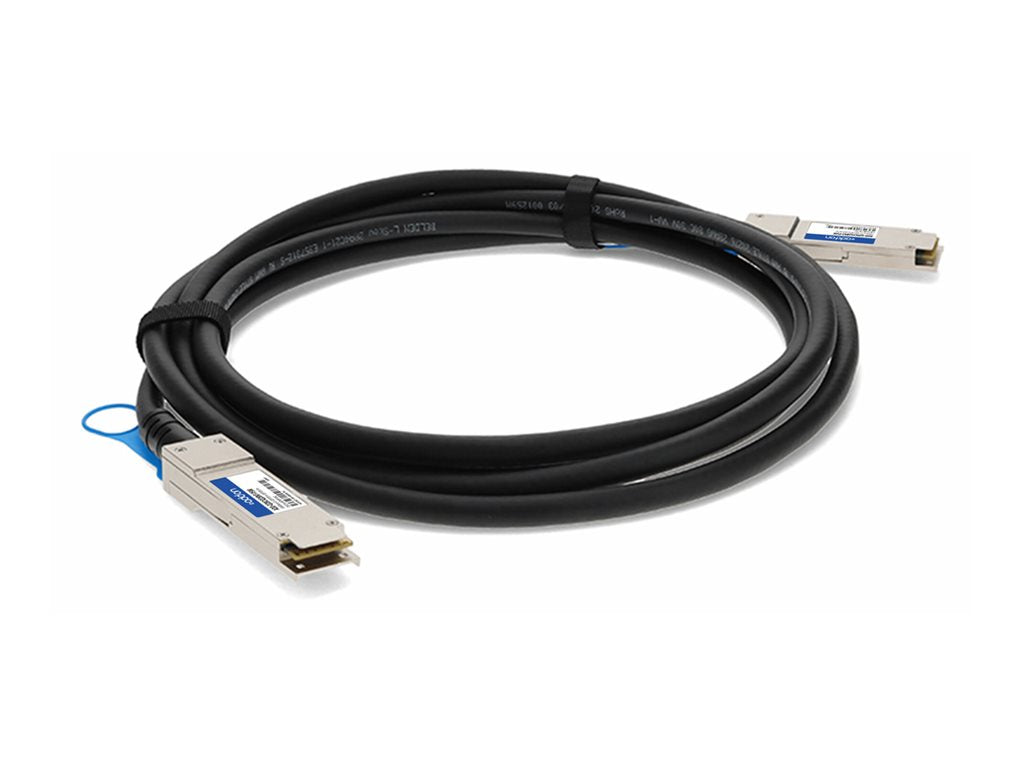 AddOn - 100GBase-CU direct attach cable - TAA Compliant - QSFP28 to QSFP28 - 16.4 ft - twinaxial - passive ADD-Q28CIQ28NT-P5M