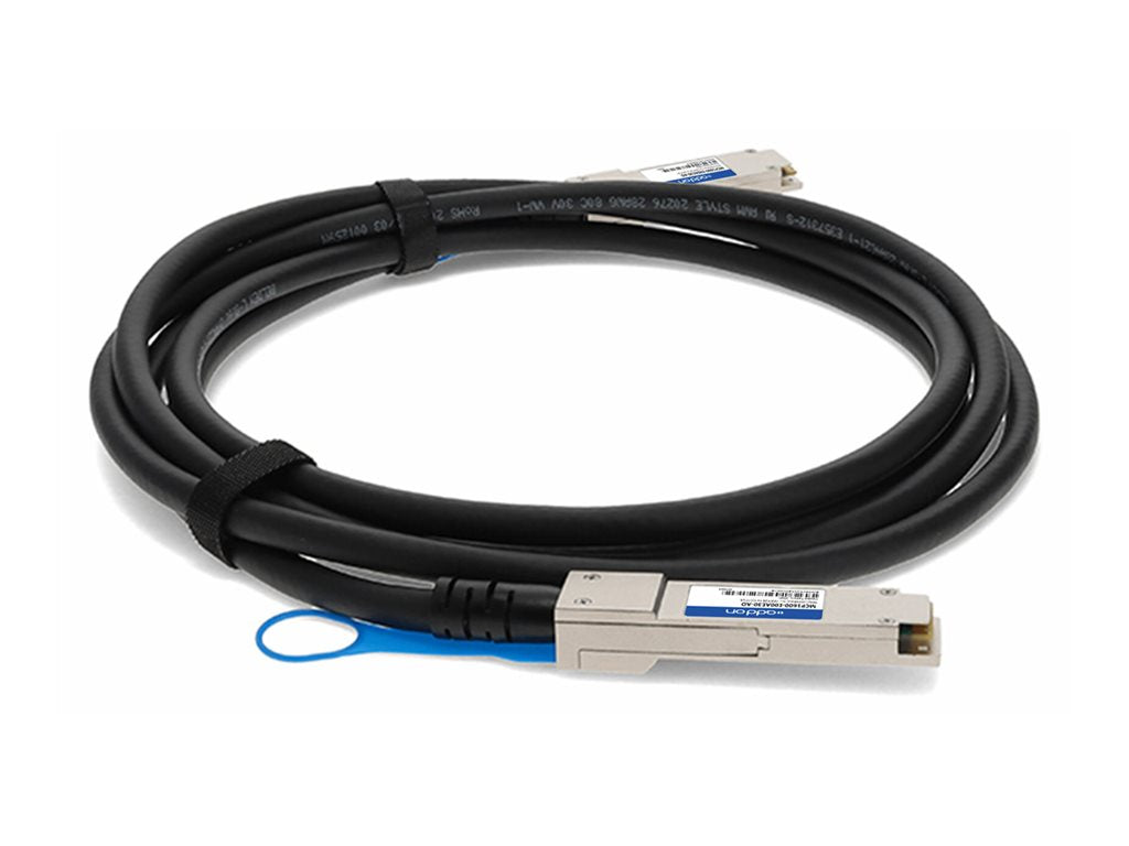AddOn - 100GBase-CU direct attach cable - TAA Compliant - QSFP28 to QSFP28 - 1.6 ft - twinaxial - passive MCP1600-E00AE30-AO