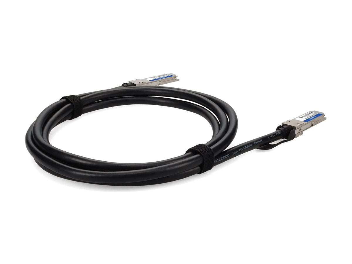 AddOn - 100GBase-CU direct attach cable - TAA Compliant - QSFP28 to QSFP28 - 6.6 ft - twinaxial - SFF-8661/ IEEE 802.3bj