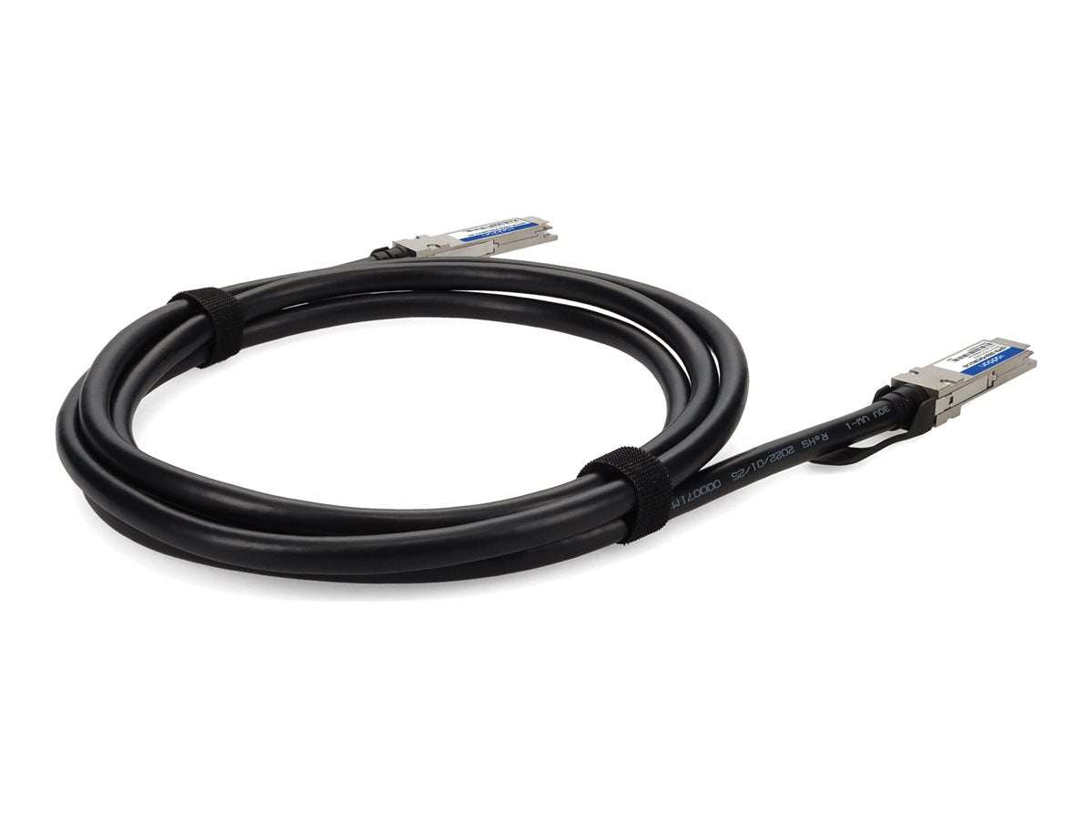 AddOn - 100GBase-CU direct attach cable - TAA Compliant - QSFP28 to QSFP28 - 6.6 ft - twinaxial - SFF-8661/IEEE 802.3bj