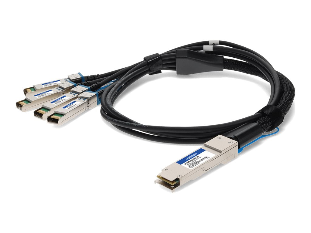 AddOn - 100GBase-CU direct attach cable - TAA Compliant - QSFP28 to SFP28 - 10 ft - twinaxial - passive MCP7F00-A003R30L-AO