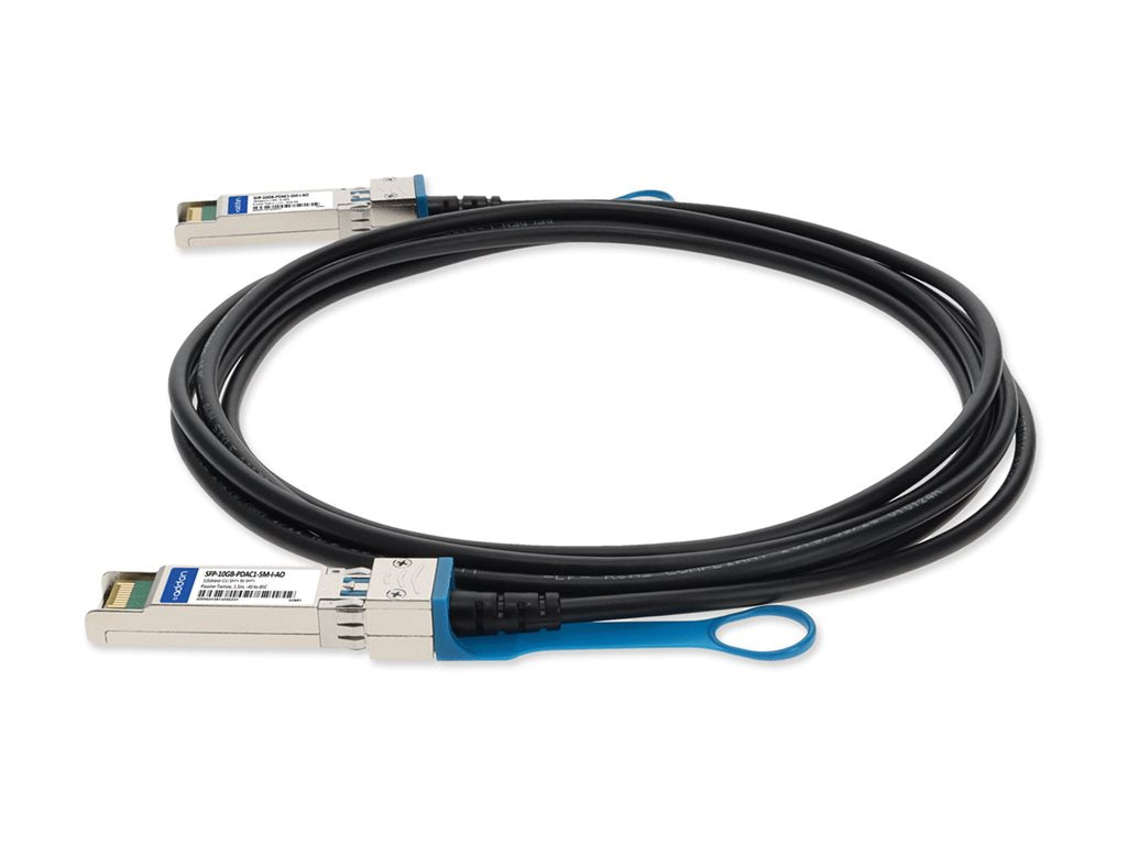 AddOn - 10GBase-CU direct attach cable - TAA Compliant - SFP+ to SFP+ - 5 ft - twinaxial - SFF-8431/SFF-8432/INF-8074 - passive SFP-10GB-PDAC1-5M-I-AO