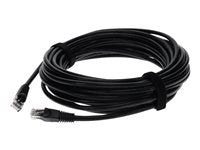 AddOn 16ft Black CAT 6 PVC Ethernet Cable Snagless Bubble Boot RJ-45 M/M ADD-16FCAT6-BK