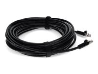 AddOn 16ft Black CAT 6 PVC Ethernet Cable Snagless Bubble Boot RJ-45 M/M ADD-16FCAT6-BK