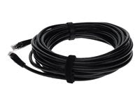 AddOn 16ft Black CAT 6 PVC Ethernet Cable Snagless Bubble Boot RJ-45 M/M ADD-16FCAT6-BK