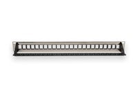 AddOn 19-inch Cat6 24-Port Unloaded Patch Panel - 24 Port(s) - 24 x RJ-45 - 1U High - 19"