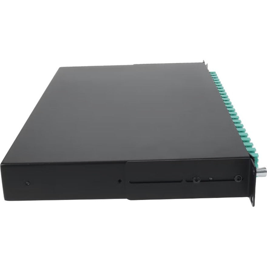AddOn 19-inch Rack Mount 1U Patch Panel with 48 LC Duplex, Multi-Mode OM4 ADD-1U48LCDM4