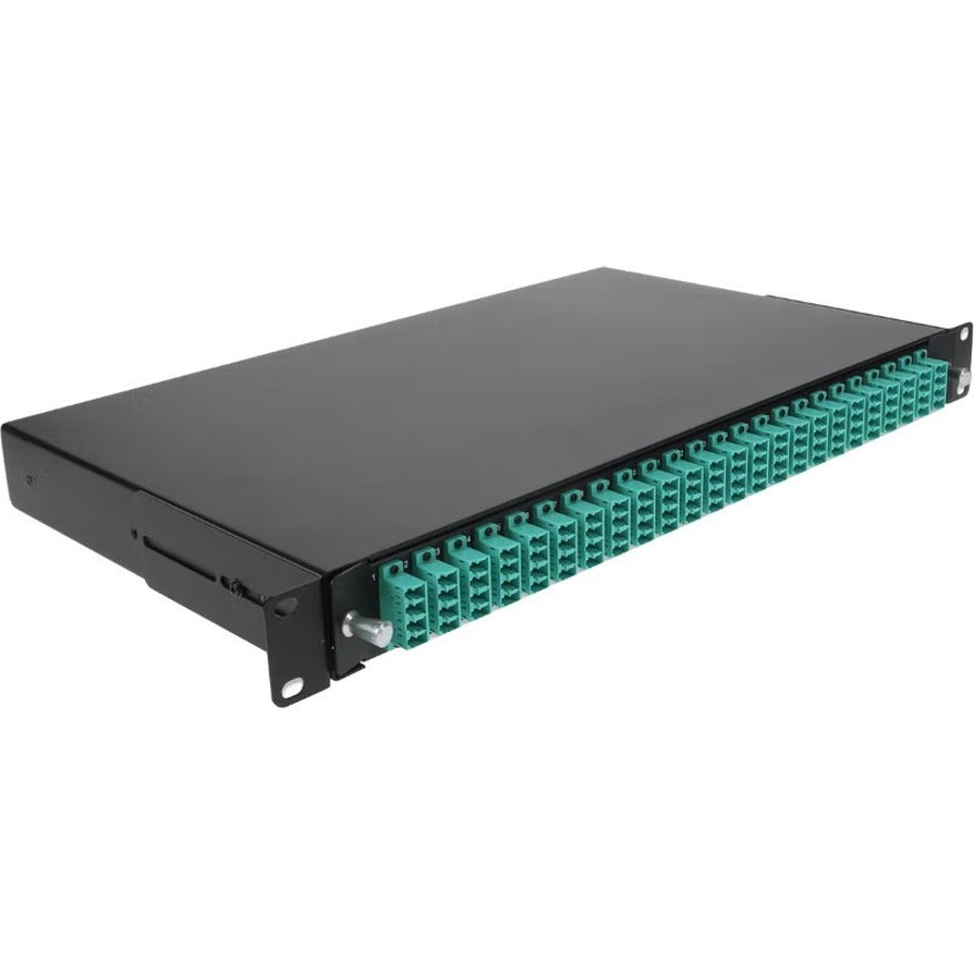 AddOn 19-inch Rack Mount 1U Patch Panel with 48 LC Duplex, Multi-Mode OM4 ADD-1U48LCDM4