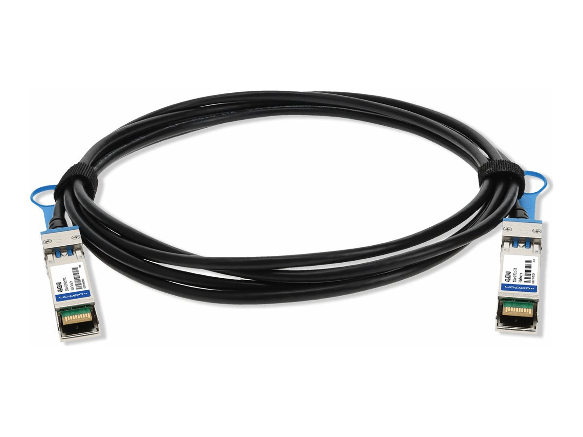 AddOn - 25GBase-CU direct attach cable - TAA Compliant - SFP28 to SFP28 - 10 ft - twinaxial - passive 470-ACEU-AO