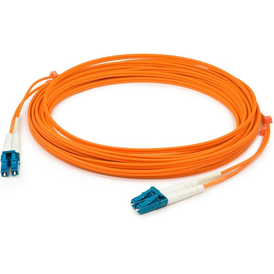AddOn 25m LC (Male) to LC (Male) Orange OM1 Duplex Fiber OFNR (Riser-Rated) Patch Cable ADD-LC-LC-2-5M6MMF