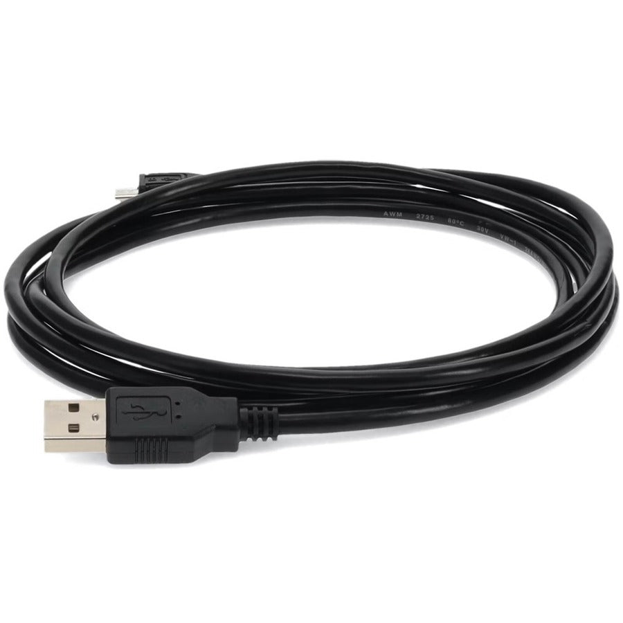 AddOn 2m USB 2.0 (A) Male to Micro-USB 2.0 (B) Male Black Cable