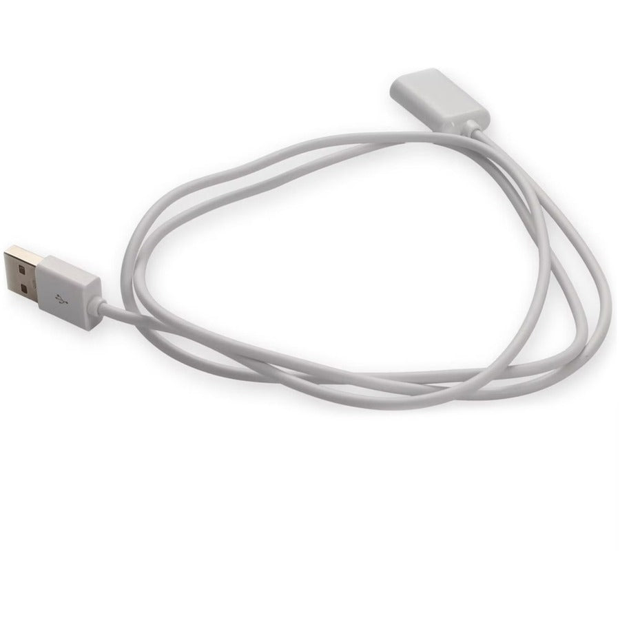 AddOn 2m USB 2.0 (A) Male to USB 2.0 (B) Female White Cable USBEXTAB2MMFW