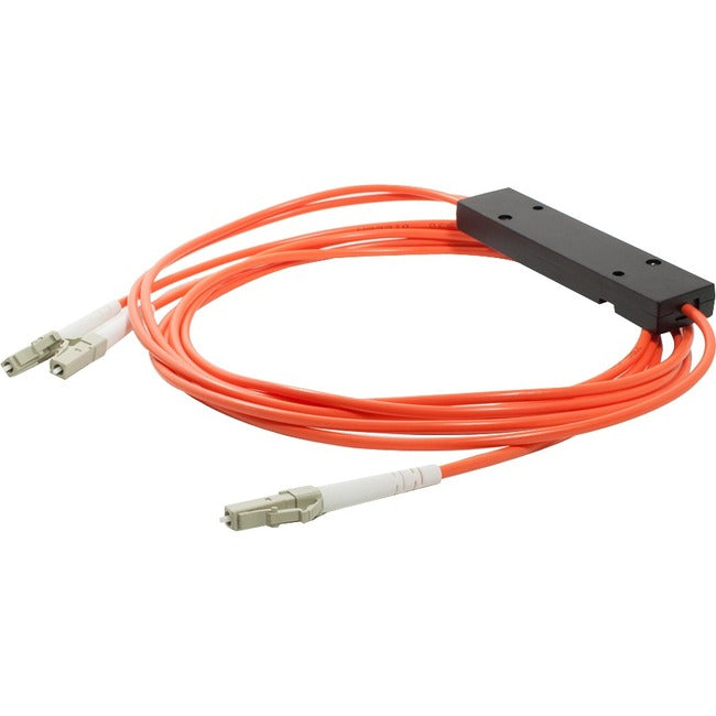 AddOn 3m LC (Male) to 2xLC (Male) Orange OM2 Simplex Fiber Splitter Ca