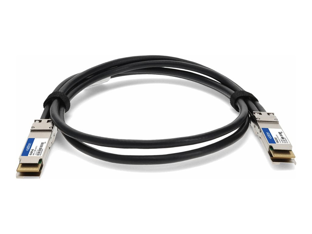 AddOn - 400GBase-CU direct attach cable - TAA Compliant - QSFP-DD to QSFP-DD - 1.6 ft - twinaxial - passive 470-ADYS-AO