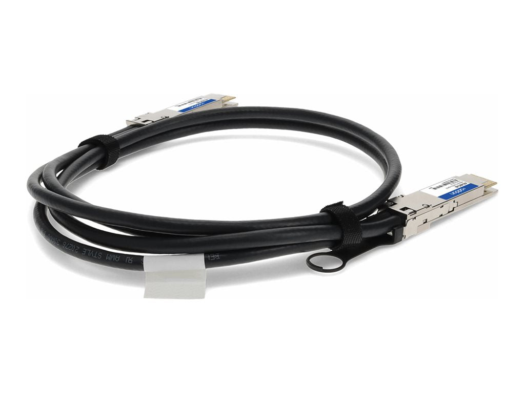 AddOn - 400GBase-CU direct attach cable - TAA Compliant - QSFP-DD to QSFP-DD - 1.6 ft - twinaxial - passive 470-ADYS-AO
