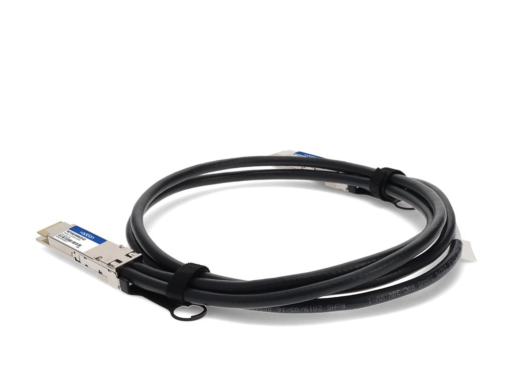 AddOn - 400GBase-CU direct attach cable - TAA Compliant - QSFP-DD to QSFP-DD - 1.6 ft - twinaxial - passive MCP1660-W00AE30-AO