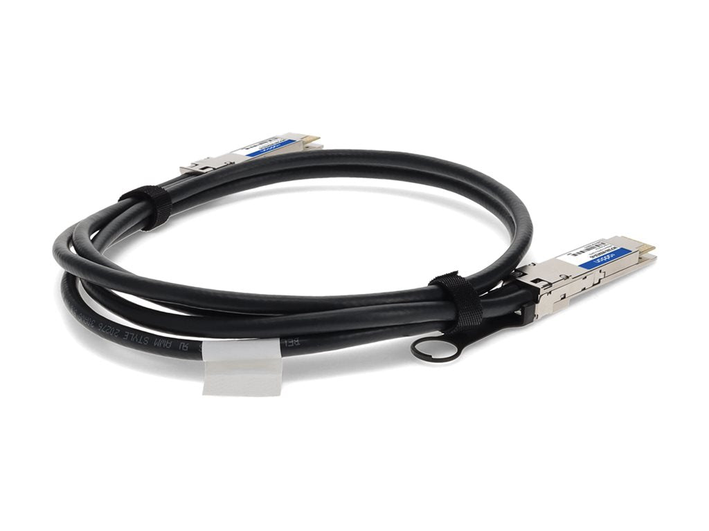 AddOn - 400GBase-CU direct attach cable - TAA Compliant - QSFP-DD to QSFP-DD - 1.6 ft - twinaxial - passive MCP1660-W00AE30-AO