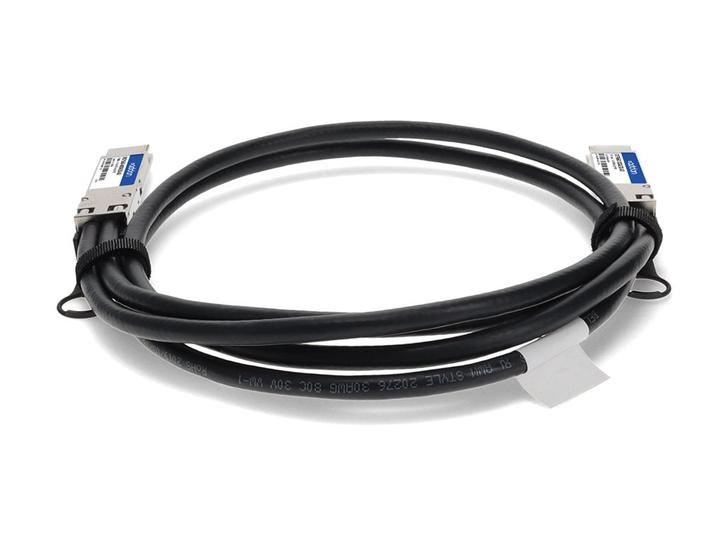 AddOn - 400GBase-CU direct attach cable - TAA Compliant - QSFP-DD to QSFP-DD - 1.6 ft - twinaxial - passive MCP1660-W00AE30-AO