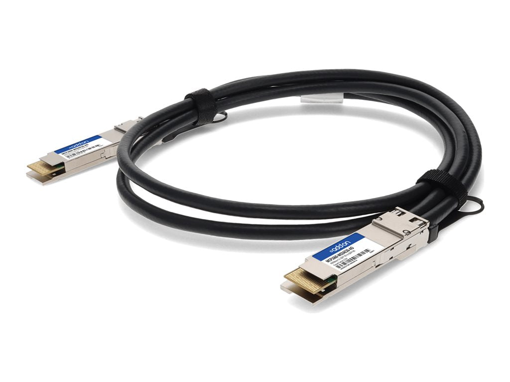 AddOn - 400GBase-CU direct attach cable - TAA Compliant - QSFP-DD to QSFP-DD - 8 ft - twinaxial - passive MCP1660-W02AE26-AO