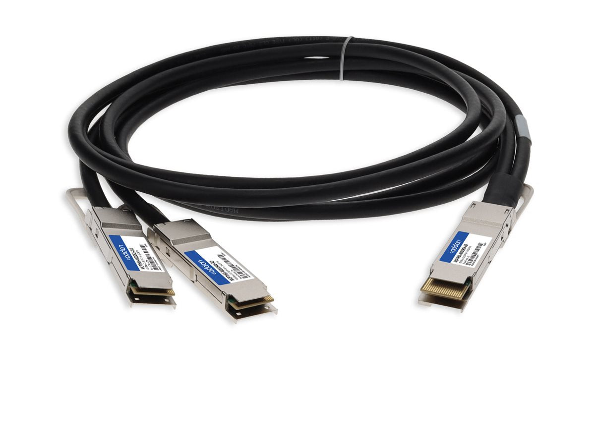 AddOn - 400GBase-CU direct attach cable - TAA Compliant - QSFP-DD to QSFP56 - 6.6 ft - twinaxial - passive MCP7H60-W002R26-AO