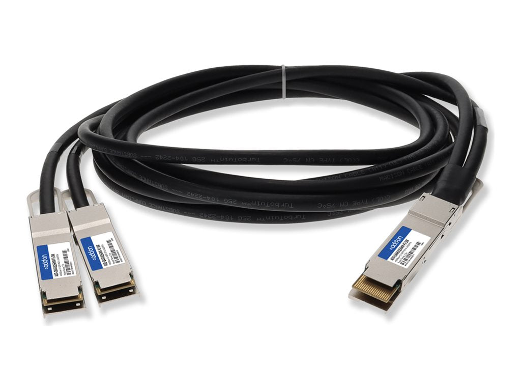 AddOn - 400GBase-CU direct attach cable - TAA Compliant - QSFP-DD to QSFP56 - 8 ft - twinaxial - passive ADD-Q4AR2Q56MX-P2-5M