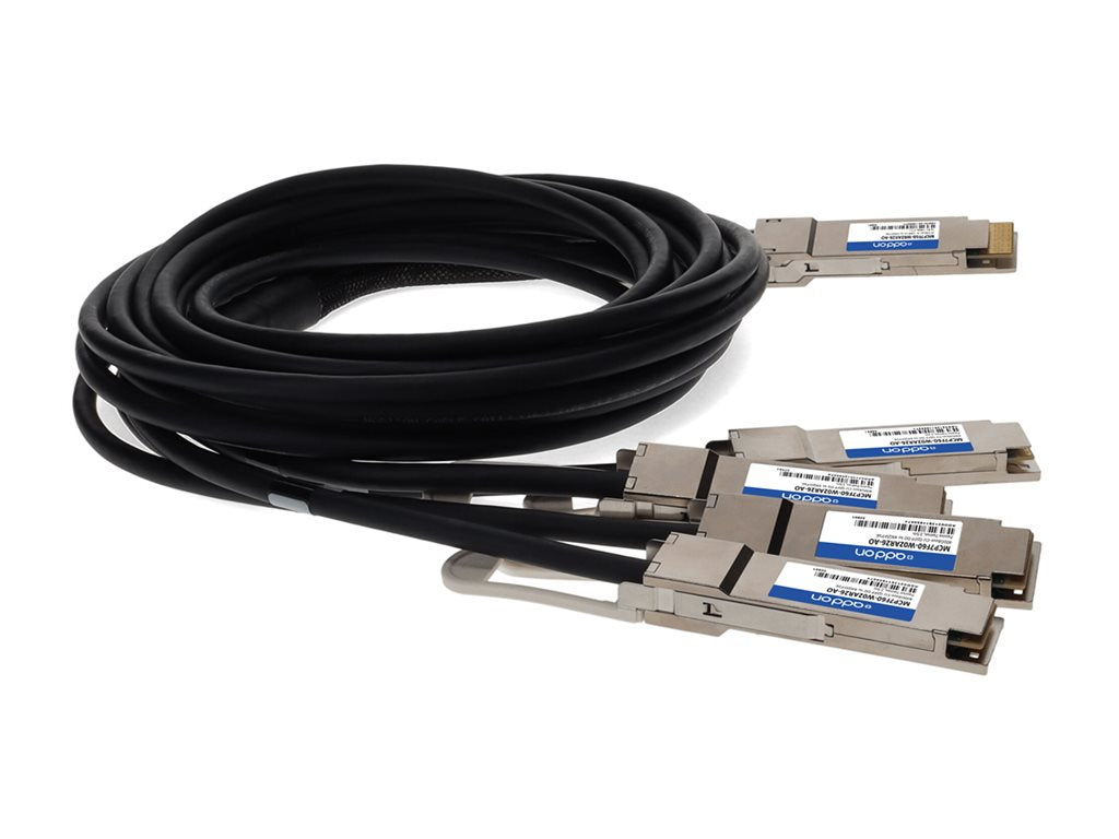 AddOn - 400GBase-CU direct attach cable - TAA Compliant - QSFP-DD to QSFP56 - 8 ft - twinaxial - passive MCP7F60-W02AR26-AO