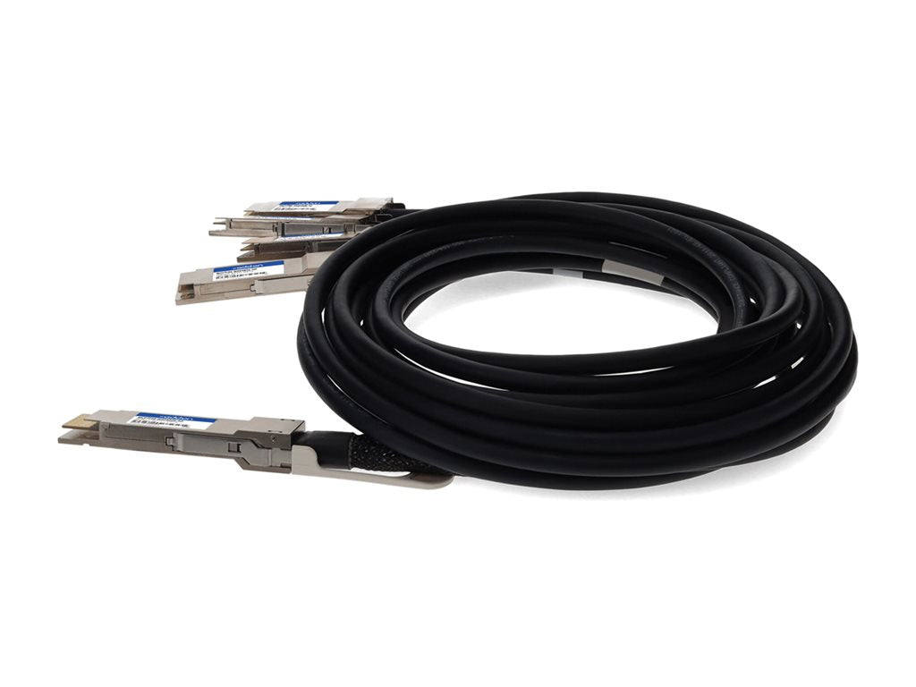 AddOn - 400GBase-CU direct attach cable - TAA Compliant - QSFP-DD to QSFP56 - 8 ft - twinaxial - passive MCP7F60-W02AR26-AO