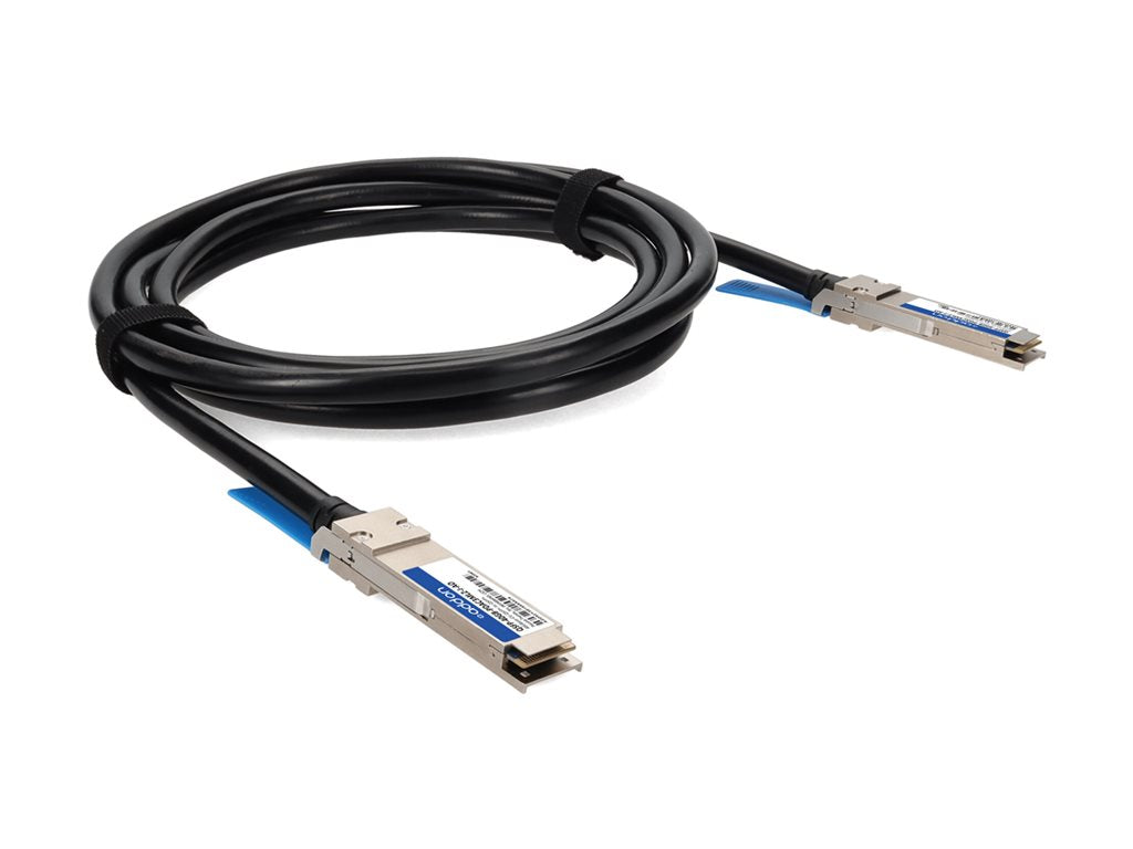 AddOn - 40GBase-CU direct attach cable - TAA Compliant - QSFP+ to QSFP+ - 10 ft - twinaxial - SFF-8661/IEEE 802.3bj - halogen-free, QSFP-40GB-PDAC3MLZ-J-AO
