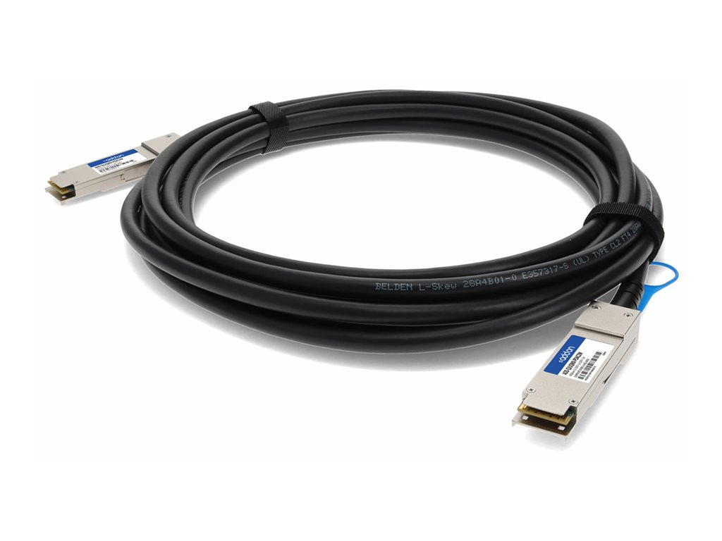 AddOn - 40GBase-CU direct attach cable - TAA Compliant - QSFP+ to QSFP+ - 6.6 ft - twinaxial - passive