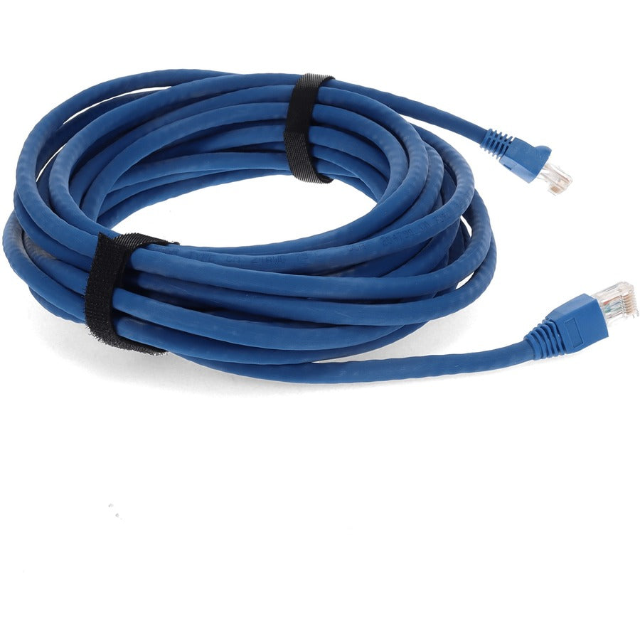 AddOn 40ft Blue CAT 6A PVC Ethernet Cable Snagless Bubble Boot RJ-45 M/M ADD-40FCAT6A-BE
