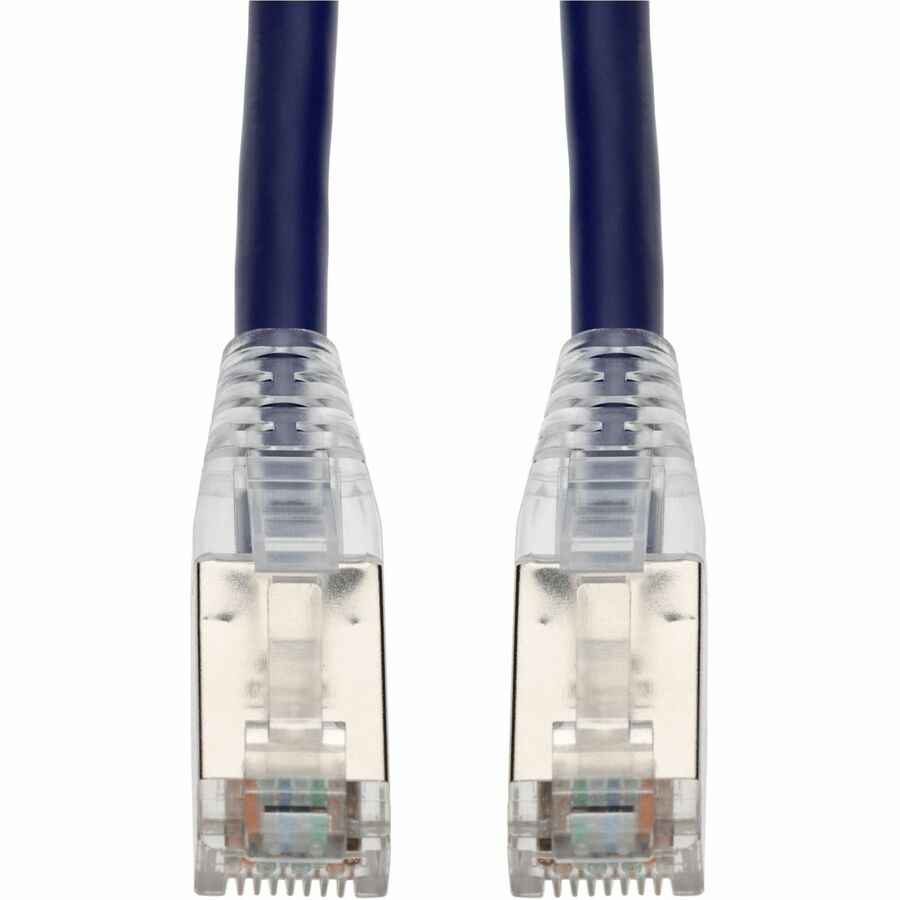 AddOn 4ft Purple CAT 6 Shielded PVC Ethernet Cable Snagless Easy Clear Boot TAA RJ-45 M/M ADD-4FCAT6S-PE-TAA