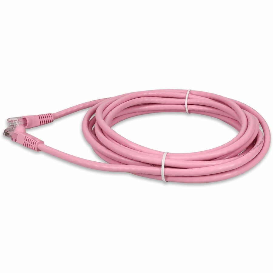 AddOn 50ft RJ-45 (Male) to RJ-45 (Male) Straight Pink Cat6 UTP PVC Copper Patch Cable